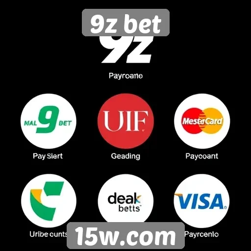Métodos de pagamento diversificados no 9z bet